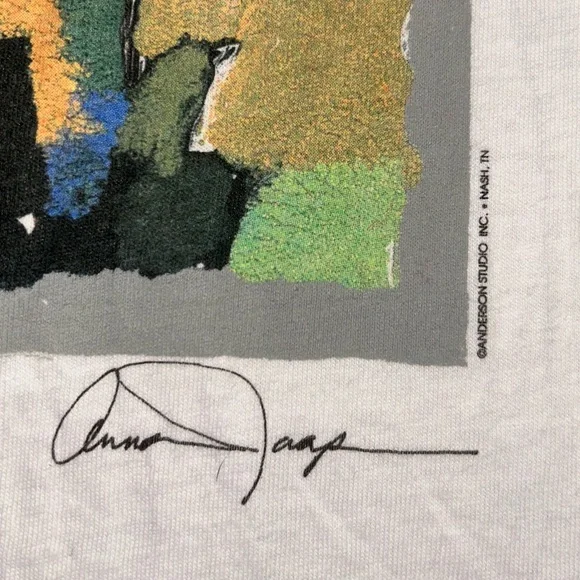 Vintage Art Tee "in the land that lay very close to the sun" Anderson Studio Inc - Picture 3 of 8
